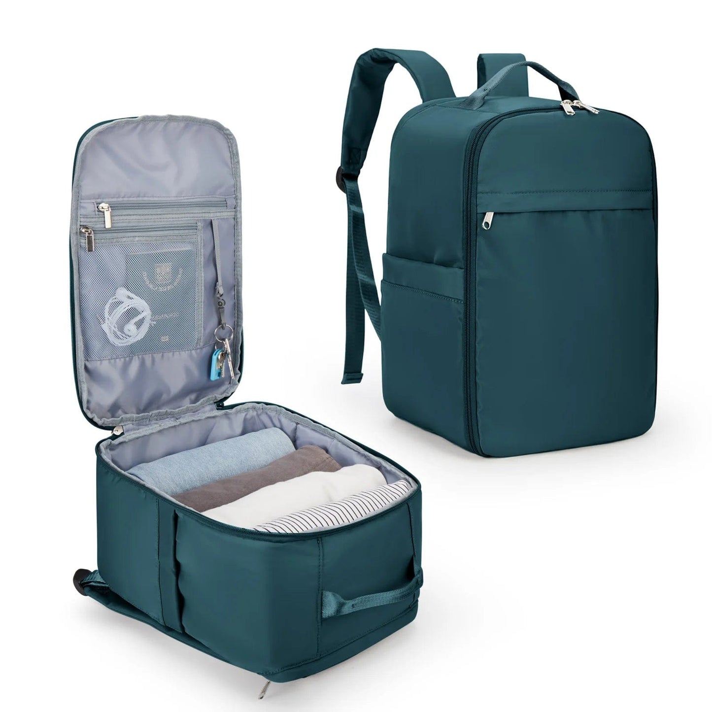 Sac cabine 40x20x25 Bleu vert Dailysac