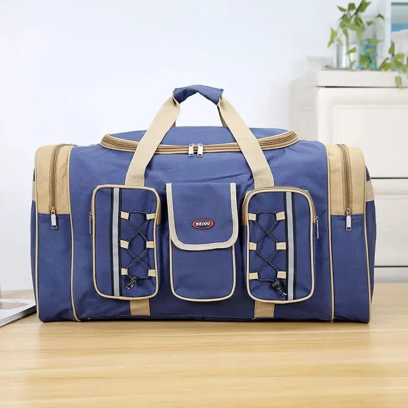 Sac de voyage 70l Bleu trois poches Dailysac