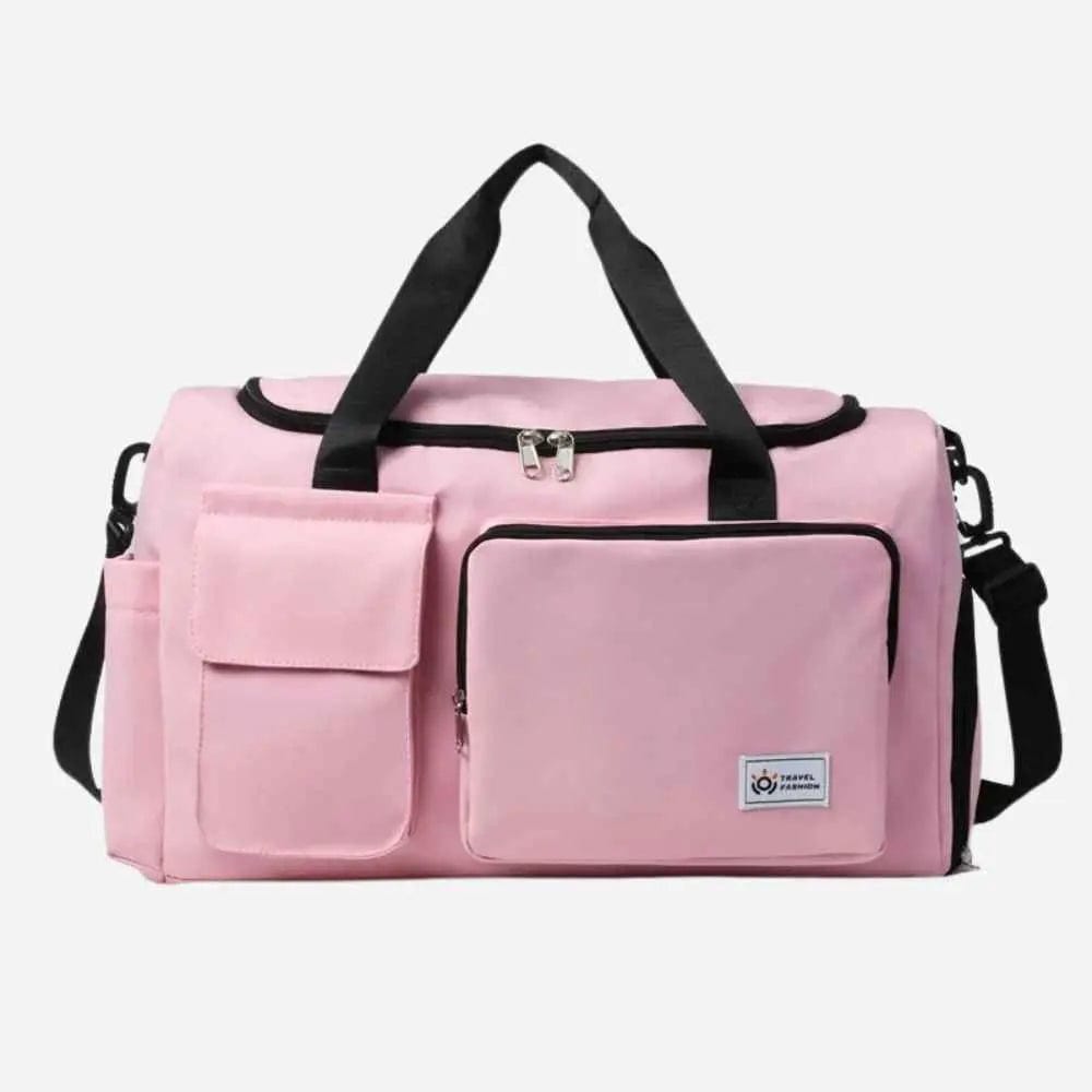 Sac de voyage avec bretelles Rose Dailysac