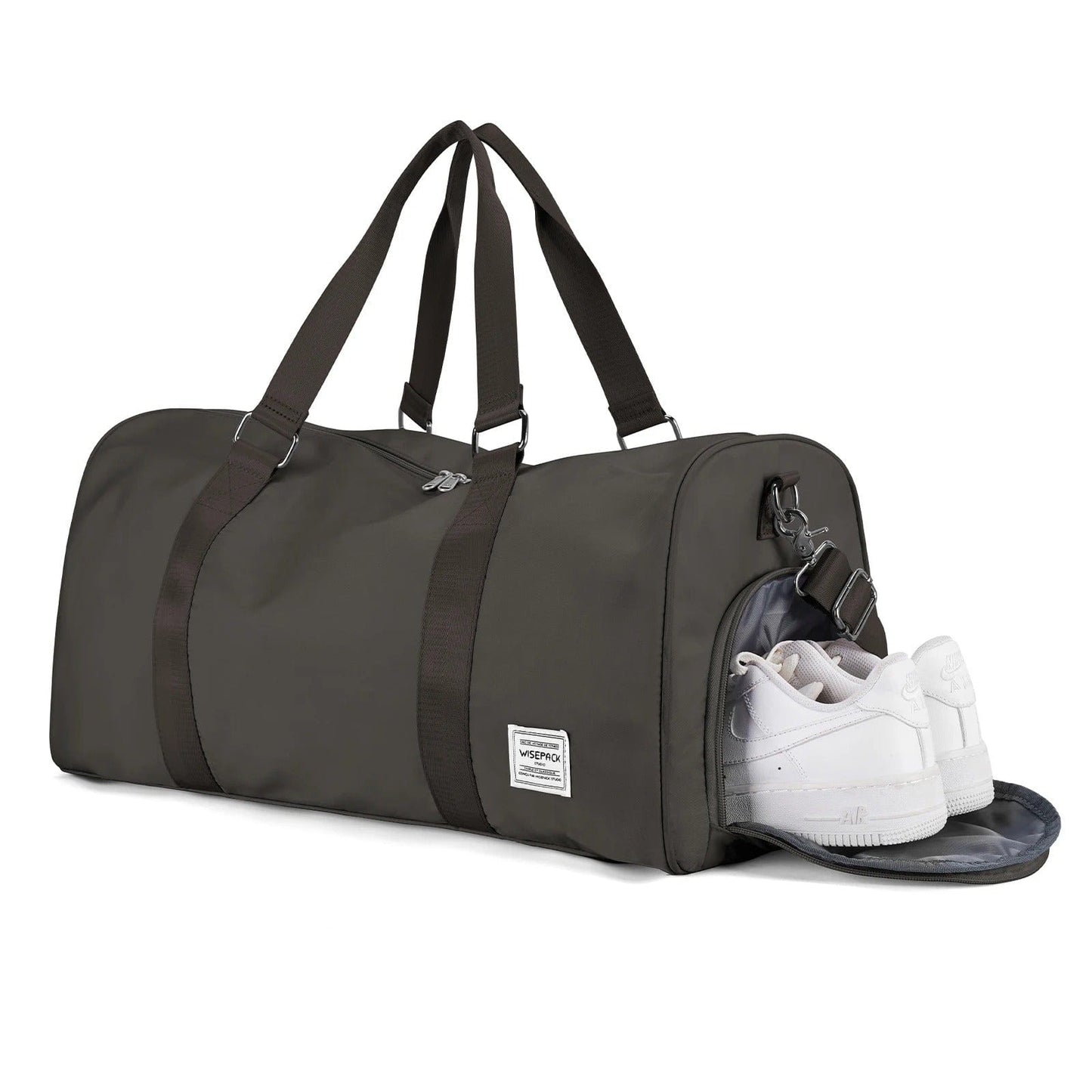 Sac de voyage avec compartiment chaussures Café Dailysac