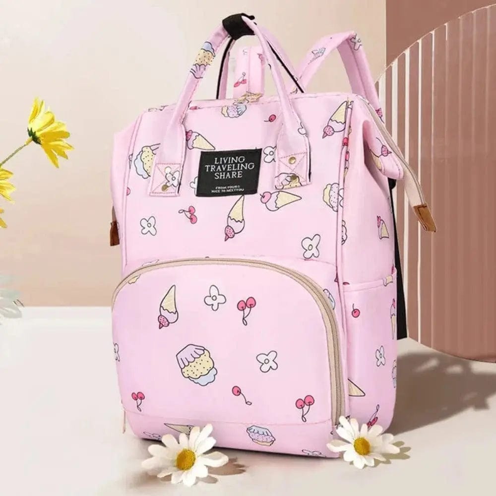 Sac de voyage bébé fille Rose clair Dailysac