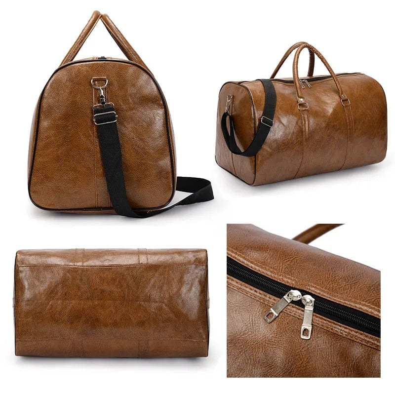 Sac de voyage cabine en cuir Dailysac