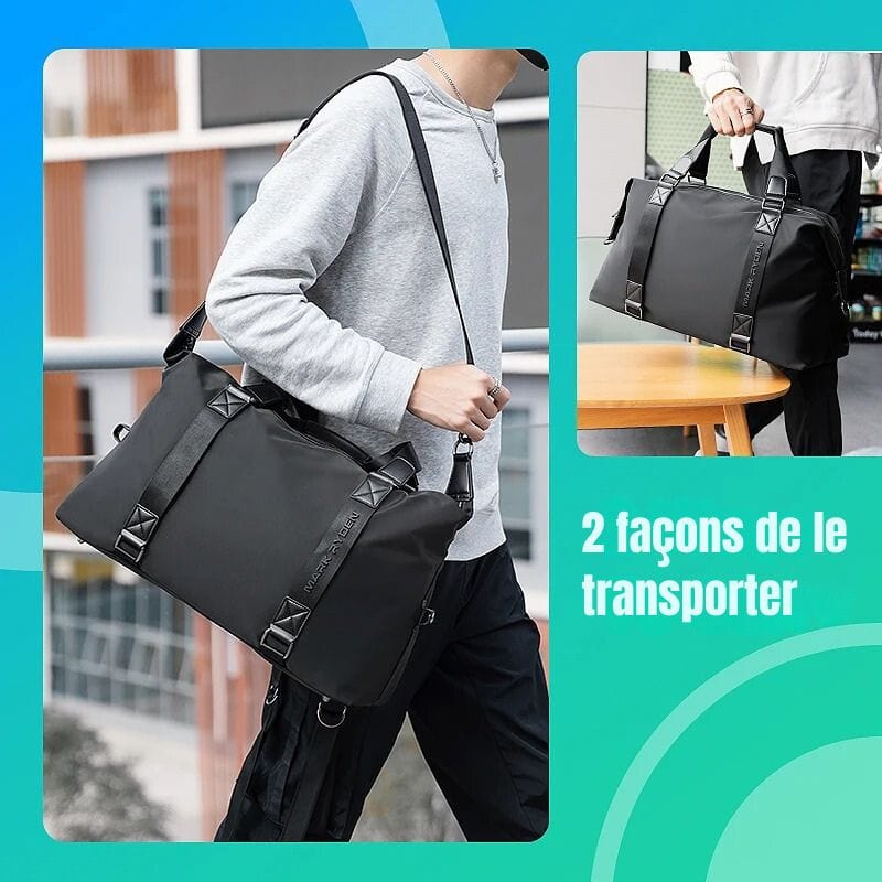 Sac de voyage cabine homme Noir Dailysac