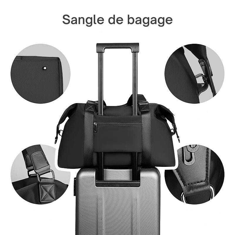 Sac de voyage cabine homme Noir Dailysac