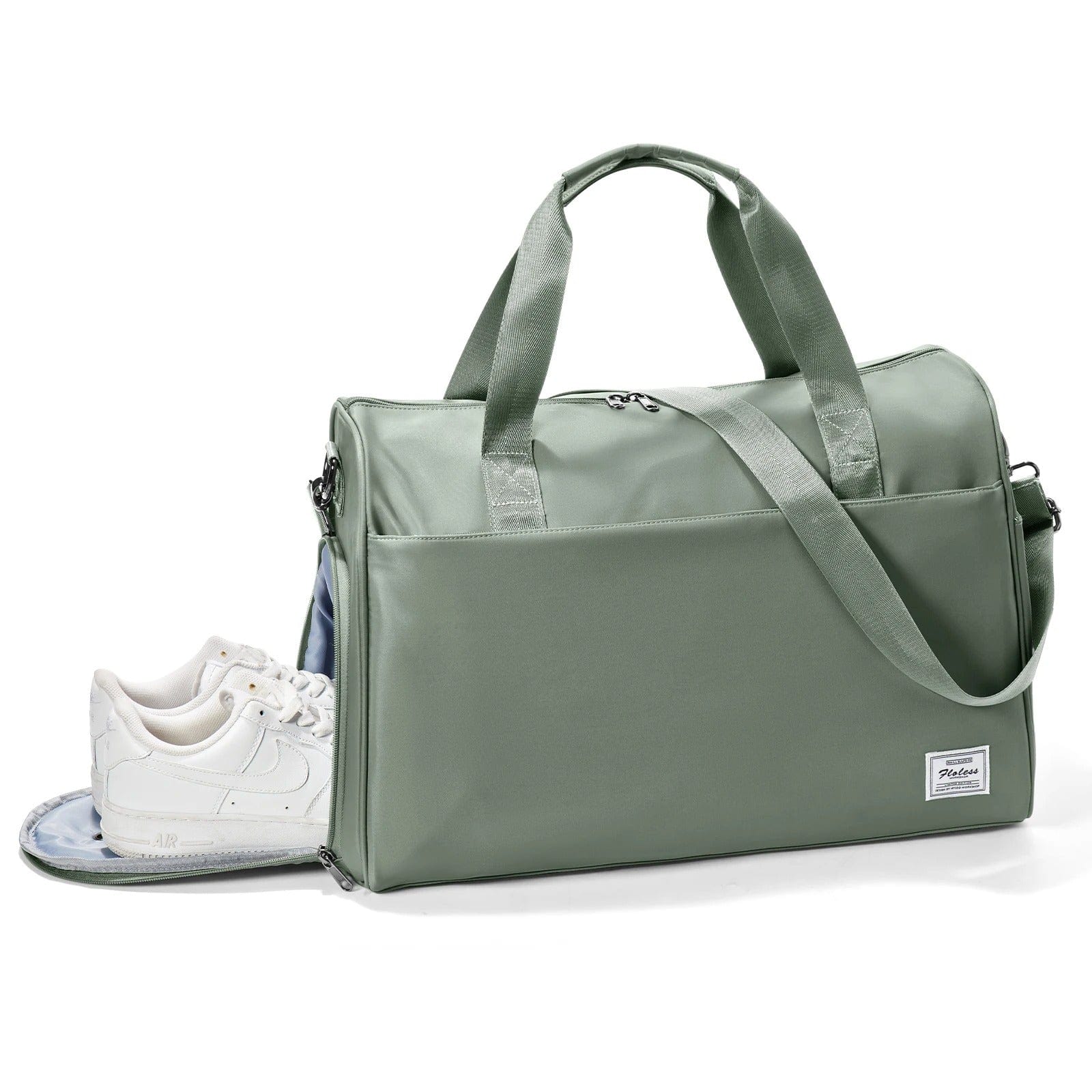 Sac de voyage compartiment chaussures Vert Dailysac