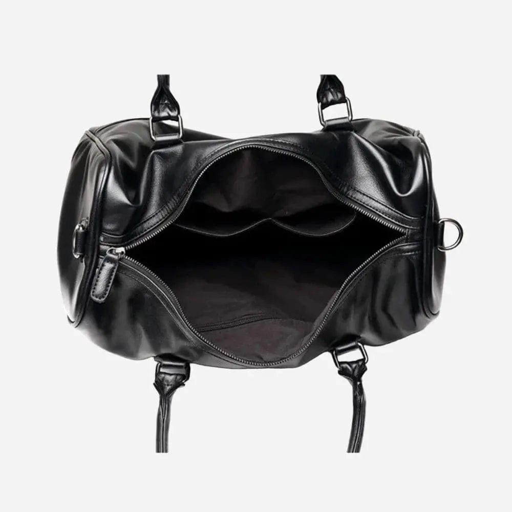 Sac de voyage cuir femme Noir Dailysac