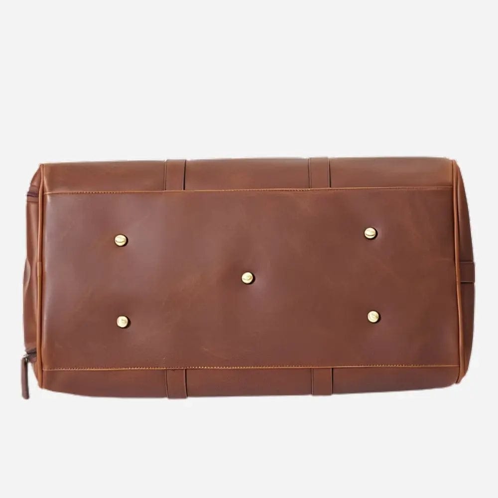 Sac de voyage cuir marron Café Dailysac