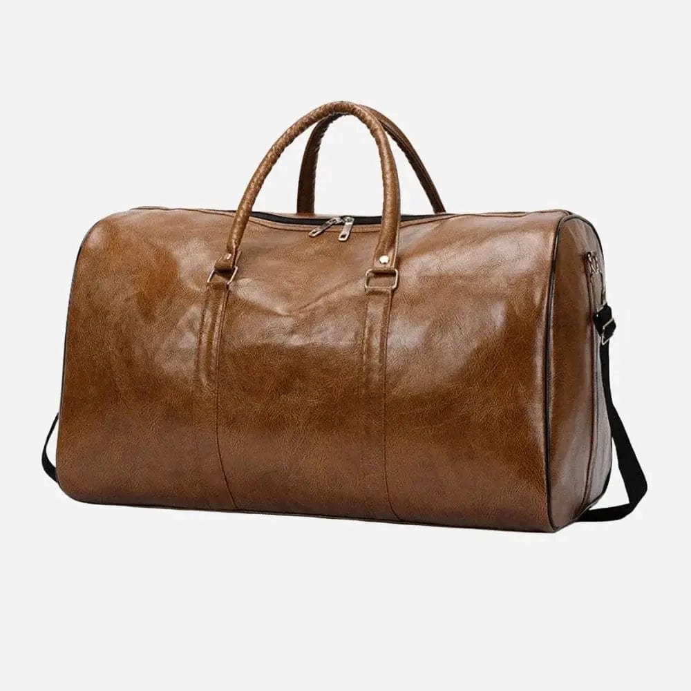 Sac de voyage cuir marron femme Marron Dailysac