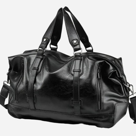 Sac de voyage cuir noir homme Noir Dailysac