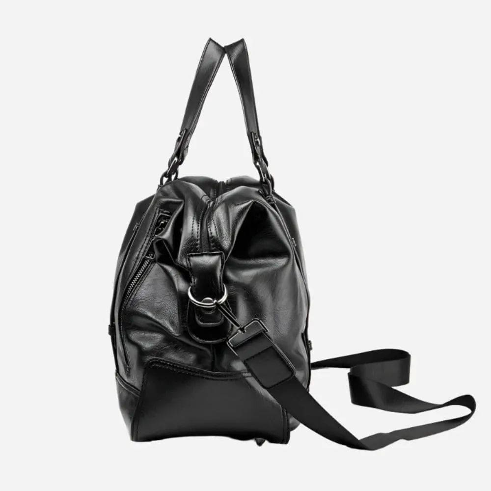 Sac de voyage cuir noir homme Noir Dailysac