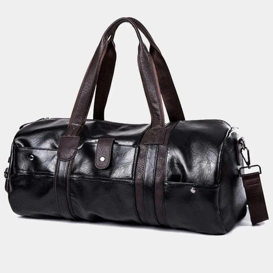 Sac de voyage cuir noir Noir Dailysac