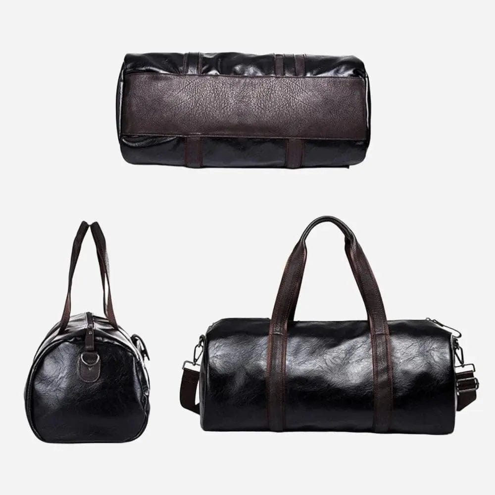 Sac de voyage cuir noir Noir Dailysac