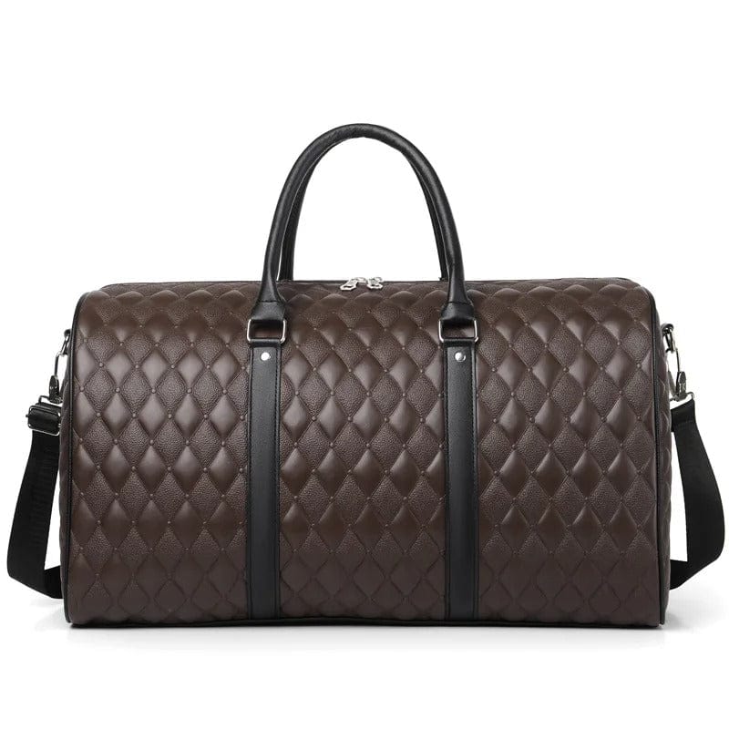 Sac de voyage cuir vintage femme Chocolat Dailysac