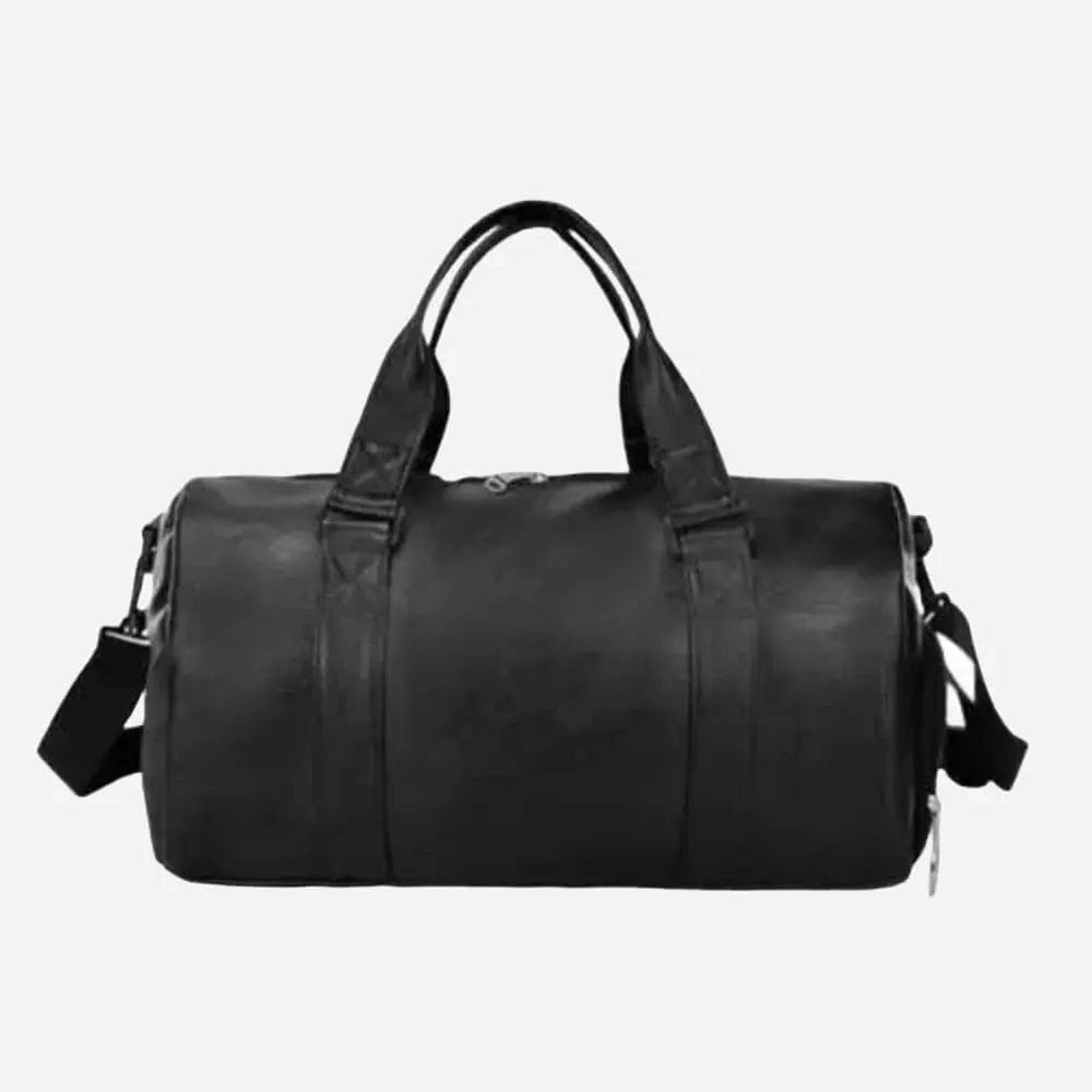 Sac de Voyage Cuir Vintage Femme Noir Dailysac