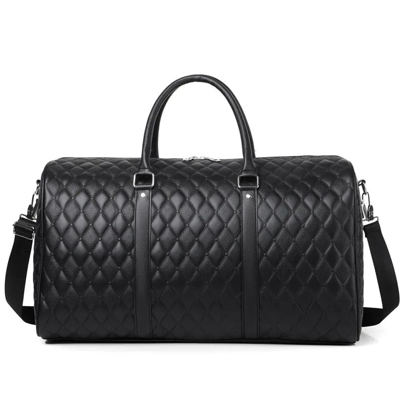 Sac de voyage cuir vintage femme Noir Dailysac