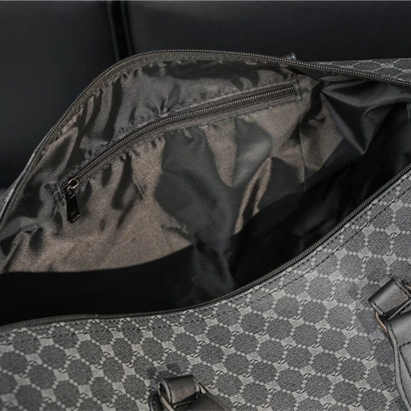 Sac de voyage de luxe homme Noir et Gris Dailysac