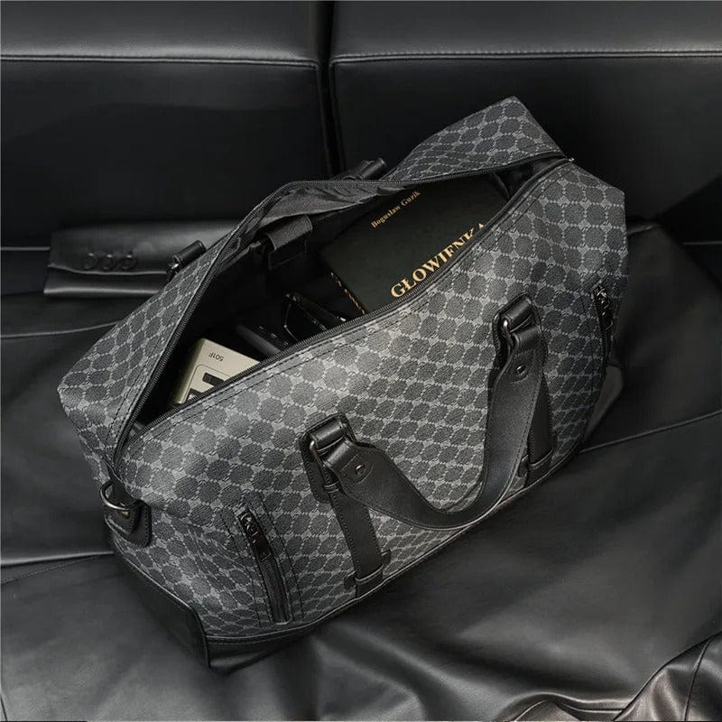 Sac de voyage de luxe homme Noir et Gris Dailysac