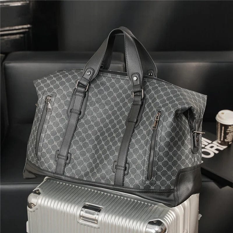 Sac de voyage de luxe homme Noir et Gris Dailysac