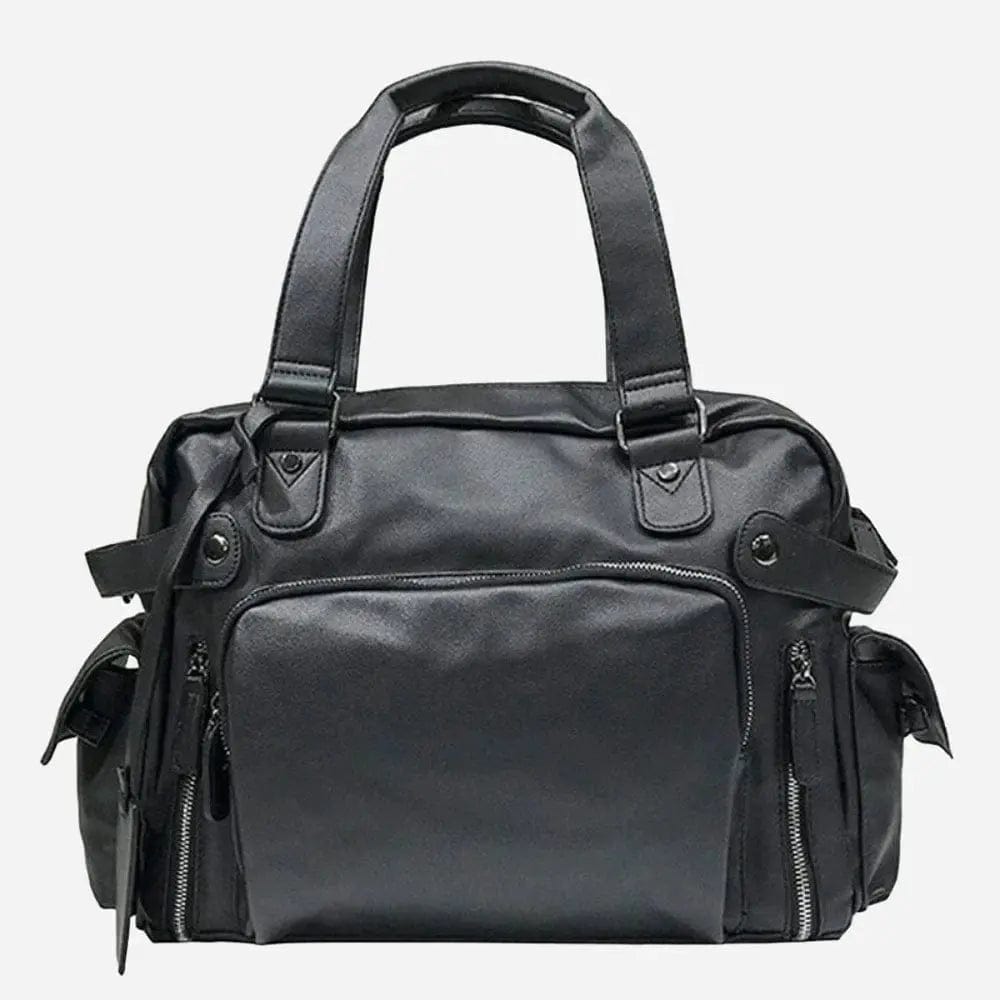 Sac de voyage en cuir Noir Dailysac