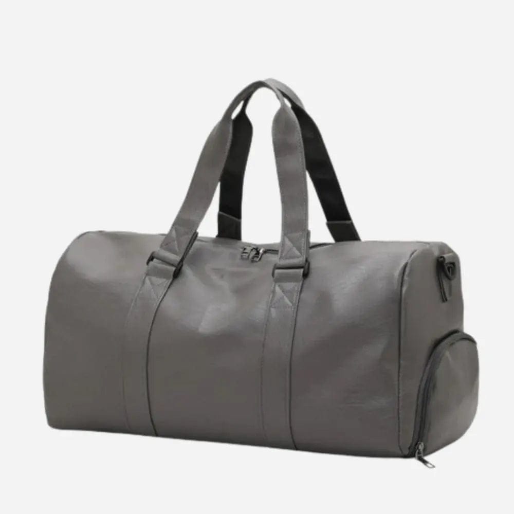 Sac de voyage en cuir vintage femme Gris Dailysac