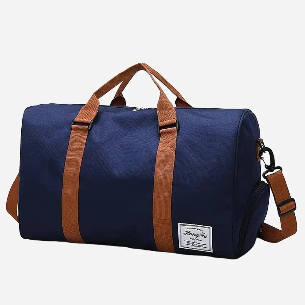 Sac de voyage femme avec compartiment chaussures Bleu Dailysac