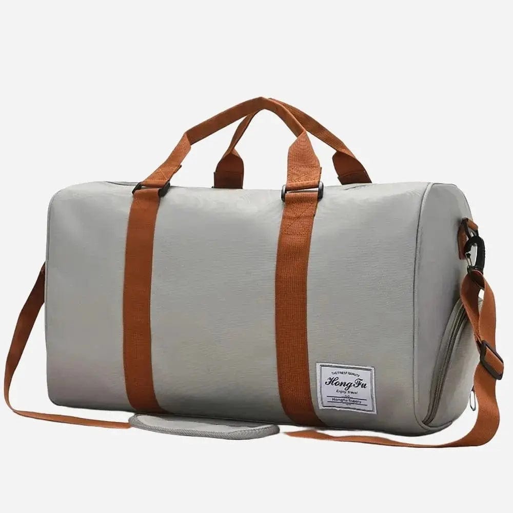 Sac de voyage femme avec compartiment chaussures Gris Dailysac