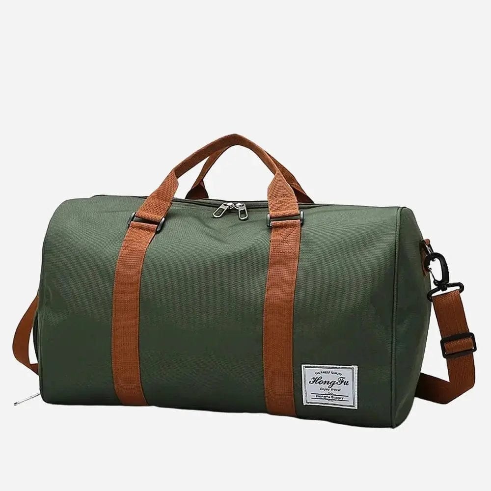 Sac de voyage femme avec compartiment chaussures Vert Dailysac