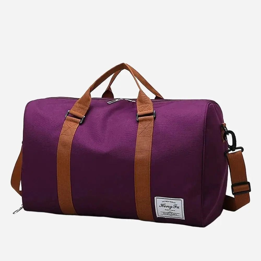 Sac de voyage femme avec compartiment chaussures Violet Dailysac