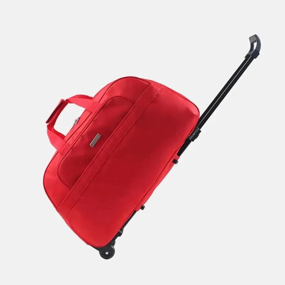 Sac de voyage femme avec roulettes Rouge Dailysac