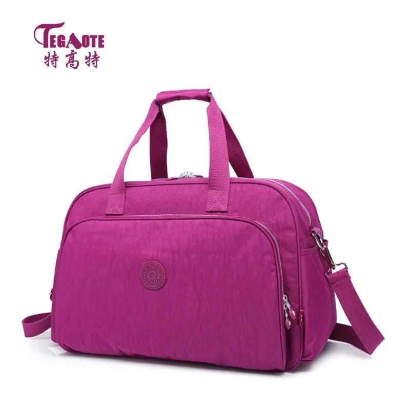 Sac de voyage femme bandoulière Violet rouge Dailysac