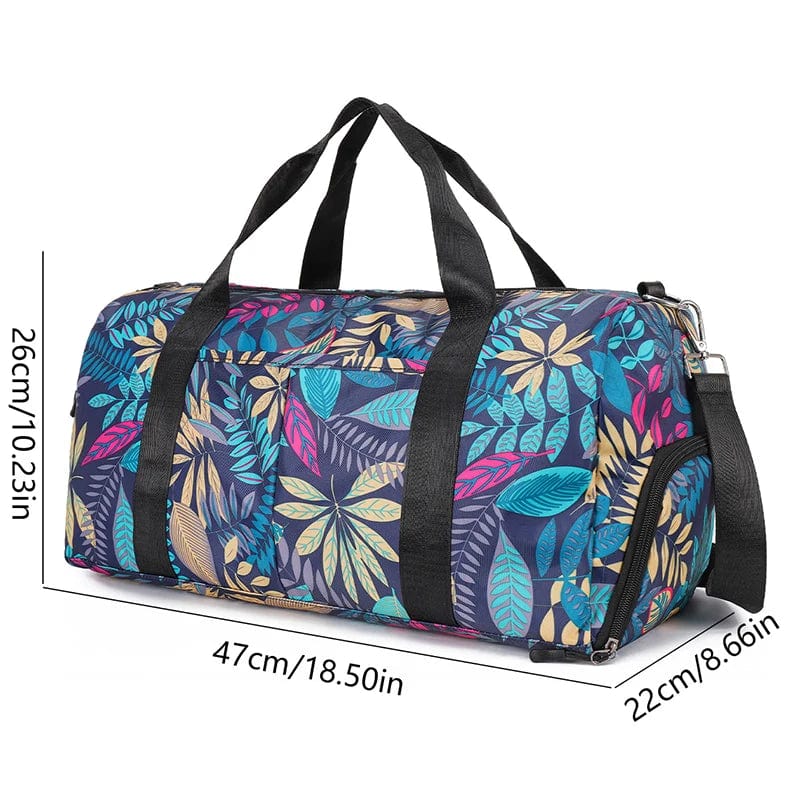 Sac de voyage femme fleuri Dailysac