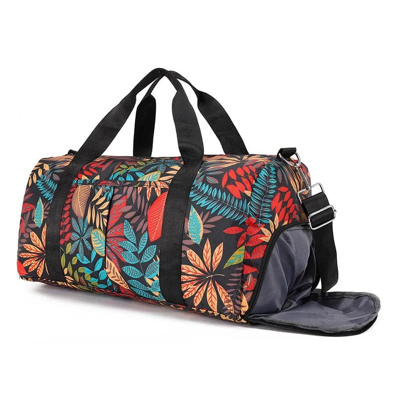 Sac de voyage femme fleuri Rouge fleuri Dailysac