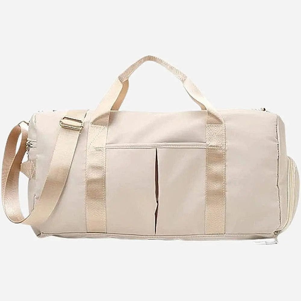 Sac de voyage femme personnalisé Beige Dailysac