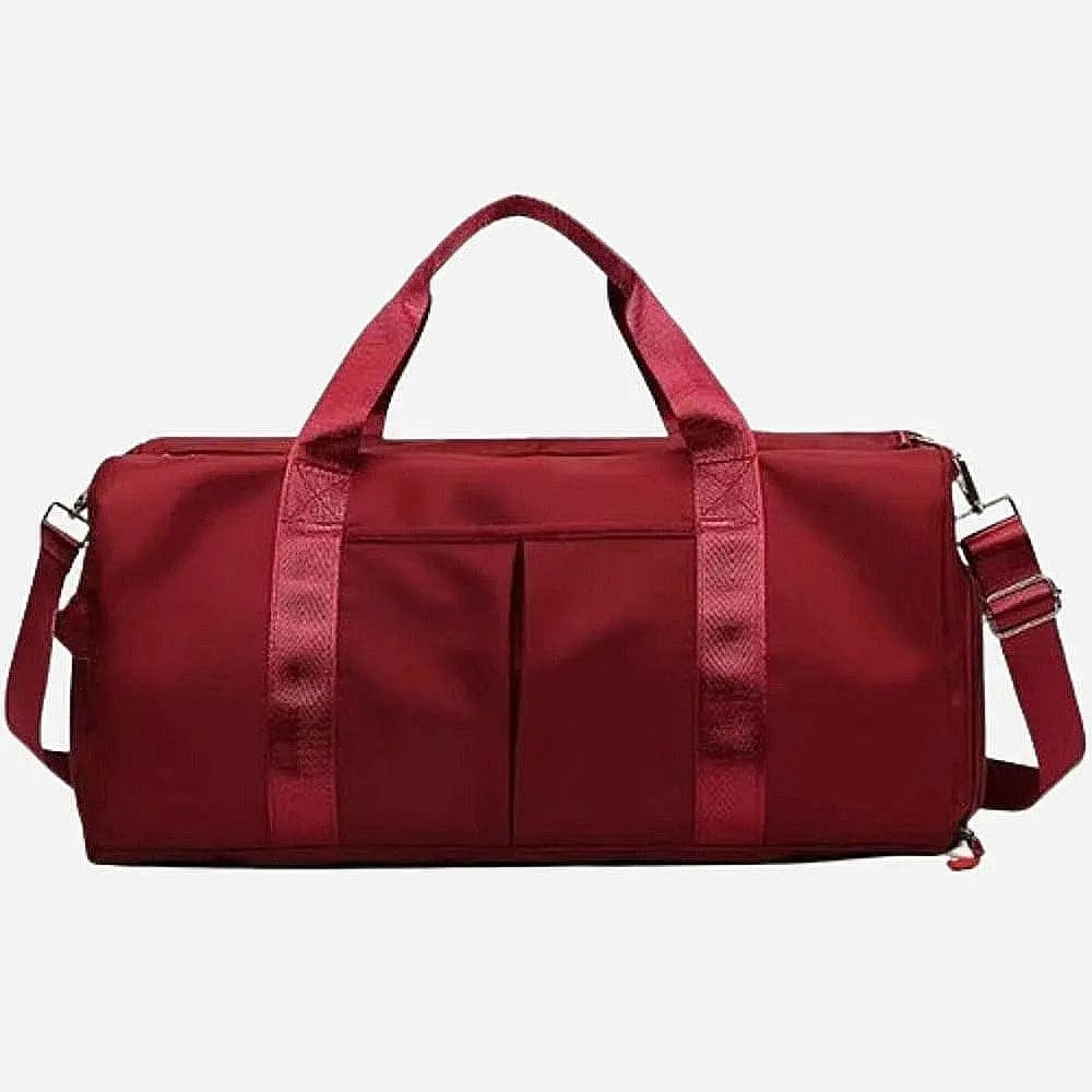 Sac de voyage femme personnalisé rouge Dailysac