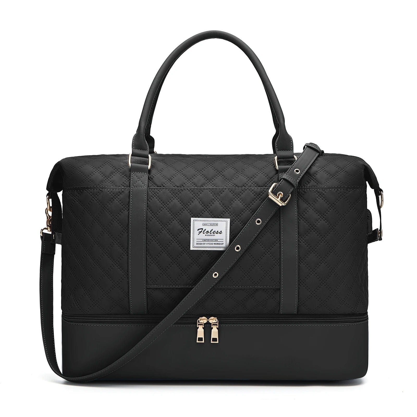 Sac de voyage femme pratique Noir Dailysac