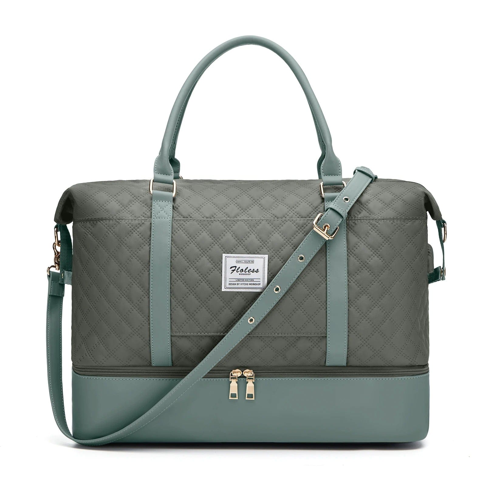 Sac de voyage femme pratique Vert Dailysac