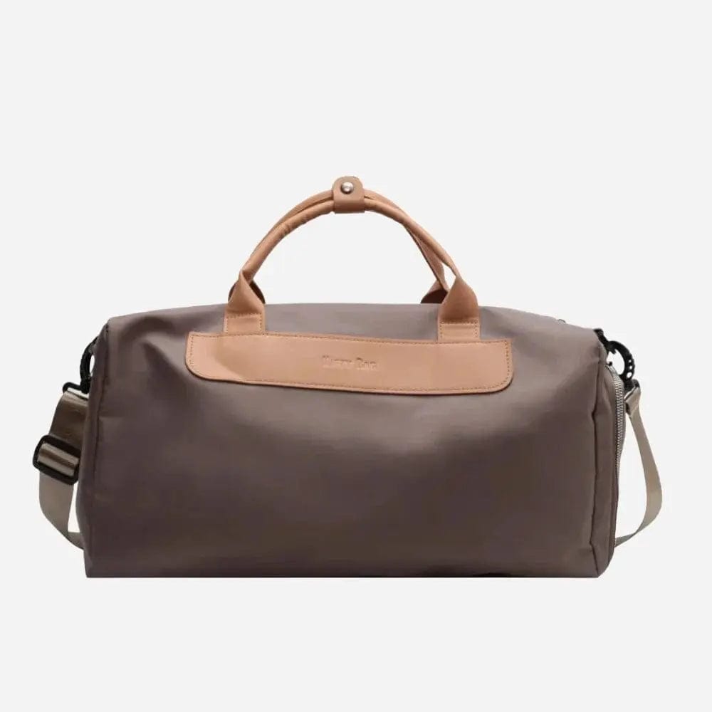 Sac de voyage femme simili cuir Marron Dailysac