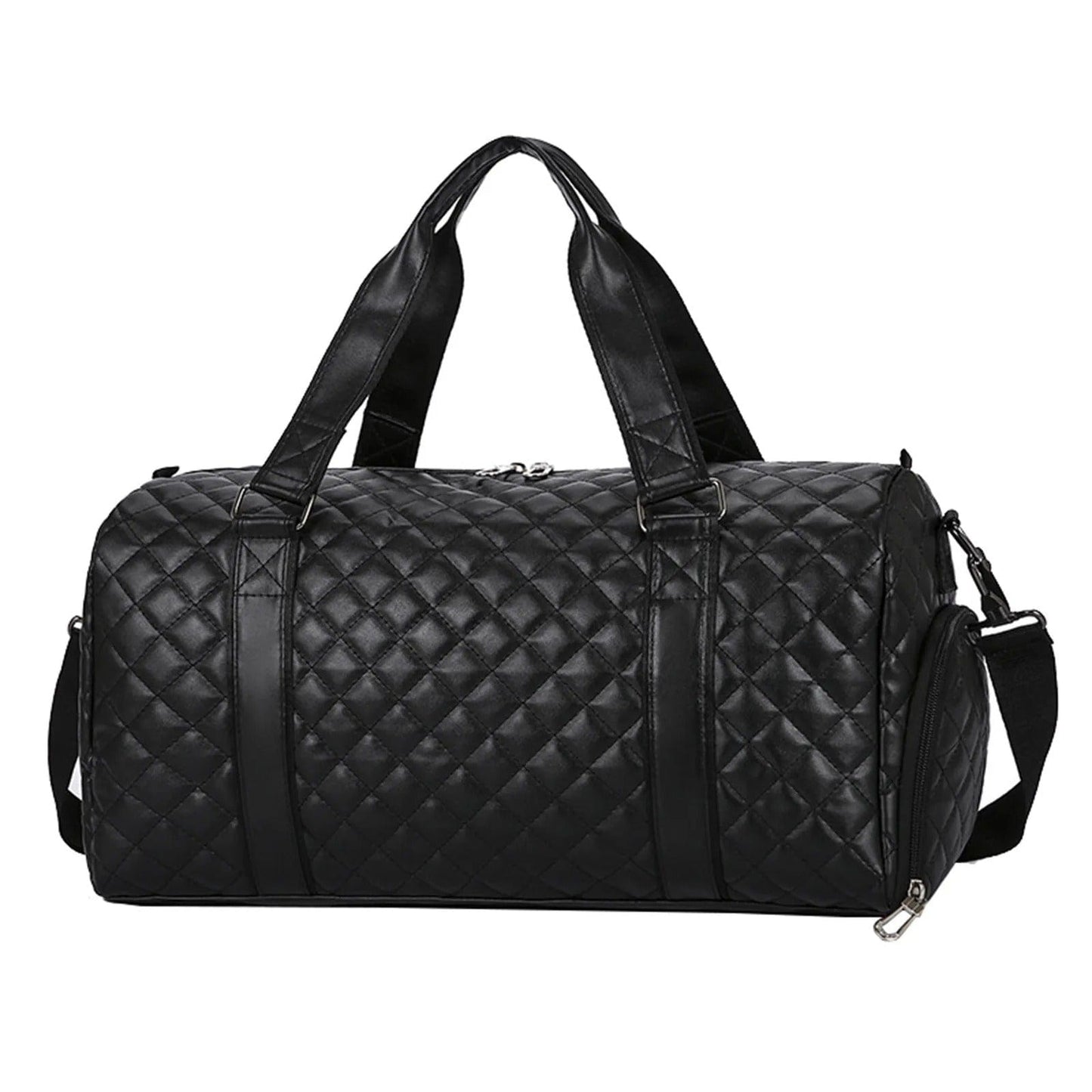 Sac de voyage femme simili cuir Noir Dailysac