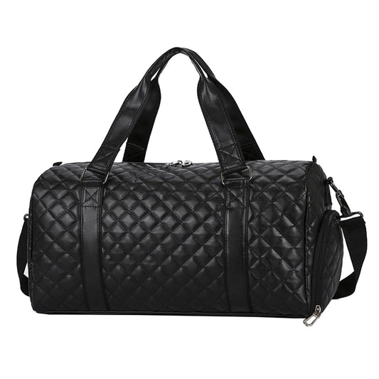 Sac de voyage femme simili cuir Noir Dailysac