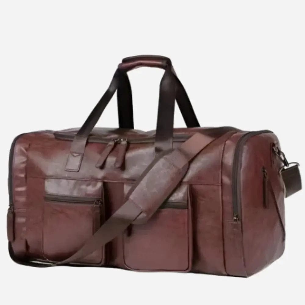 Sac de voyage Homme cuir vintage Marron. Dailysac