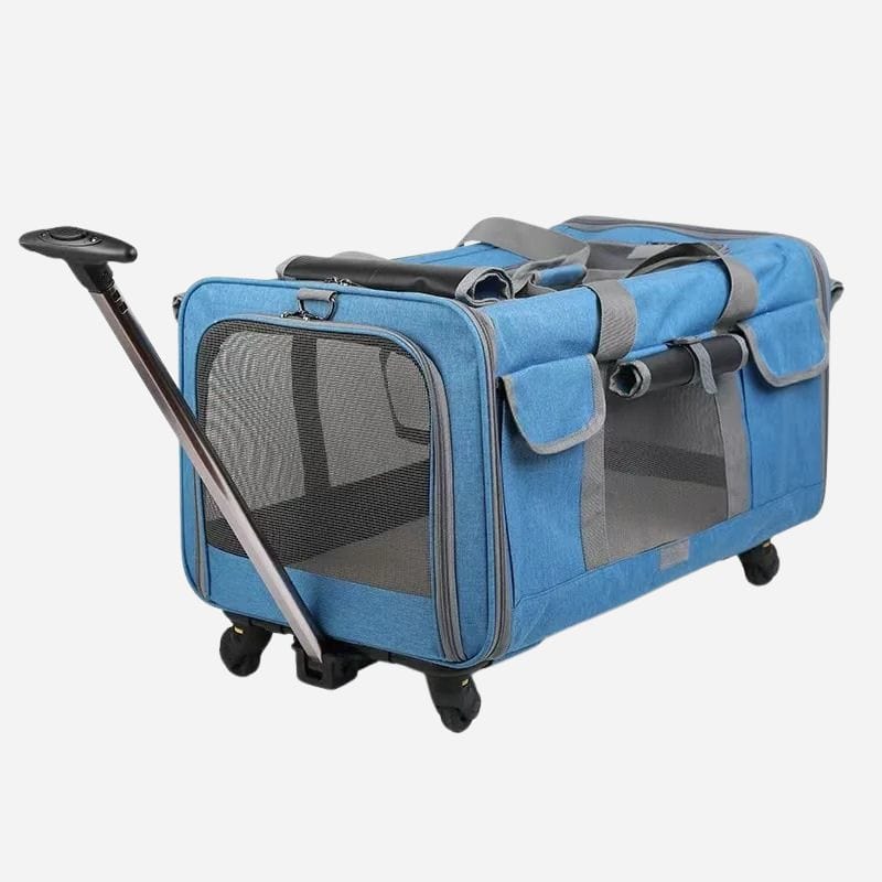 Sac de voyage pour chien à roulettes Bleu Dailysac