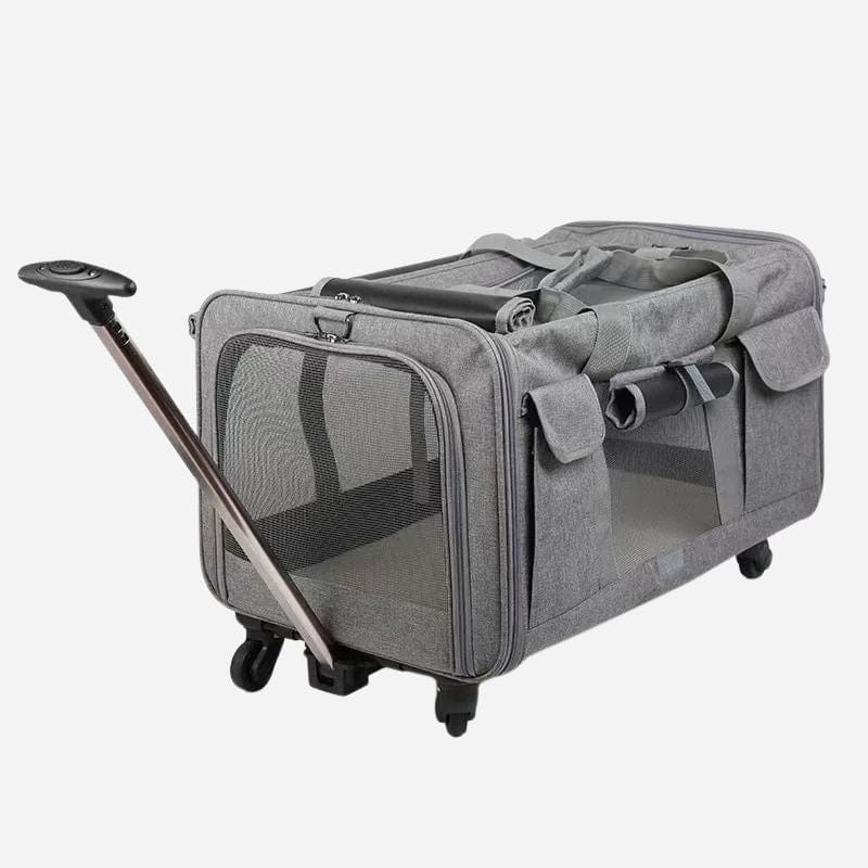 Sac de voyage pour chien à roulettes Gris Dailysac