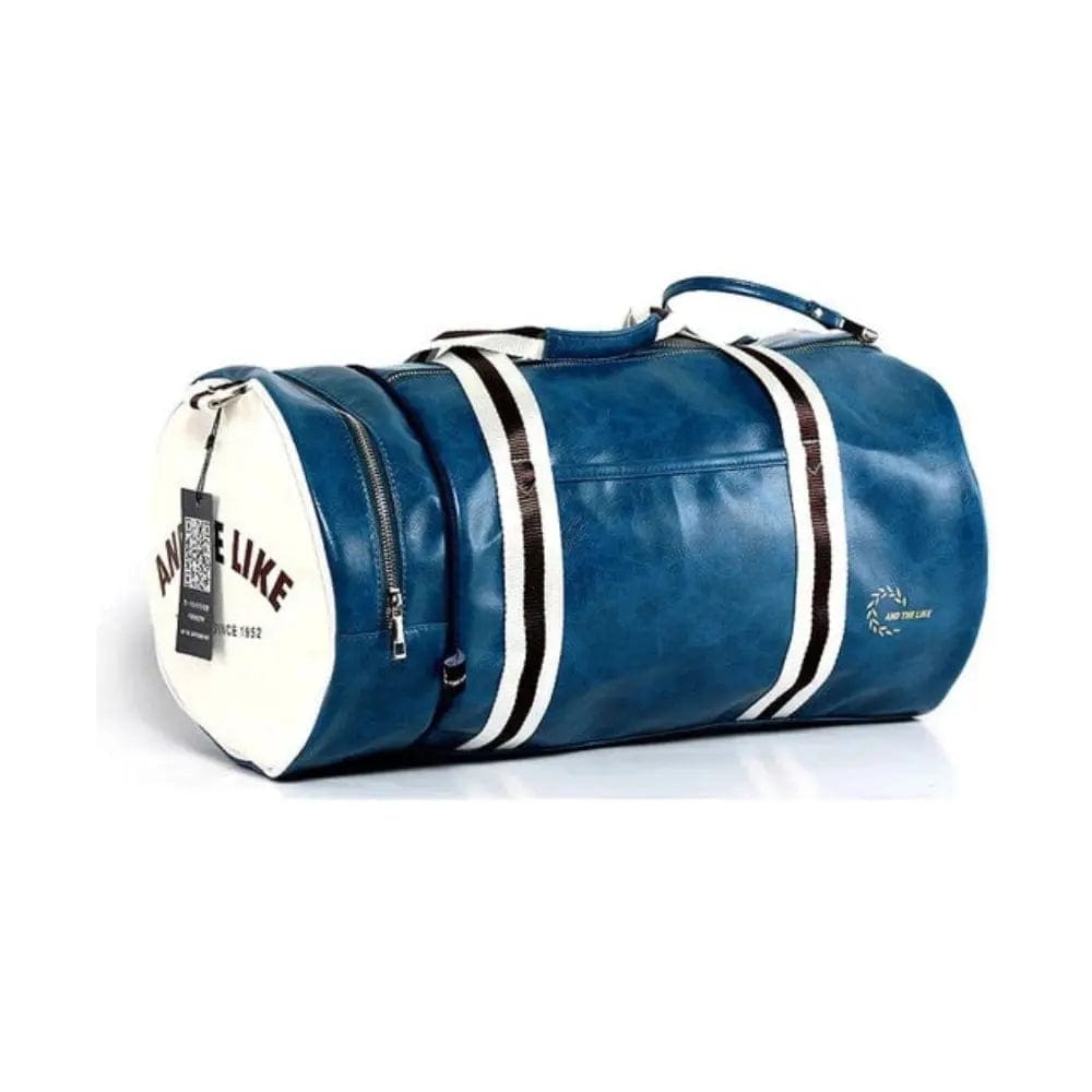 Sac de voyage pour homme en cuir Bleu Dailysac