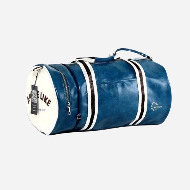 Sac de voyage pour homme en cuir Bleu Dailysac
