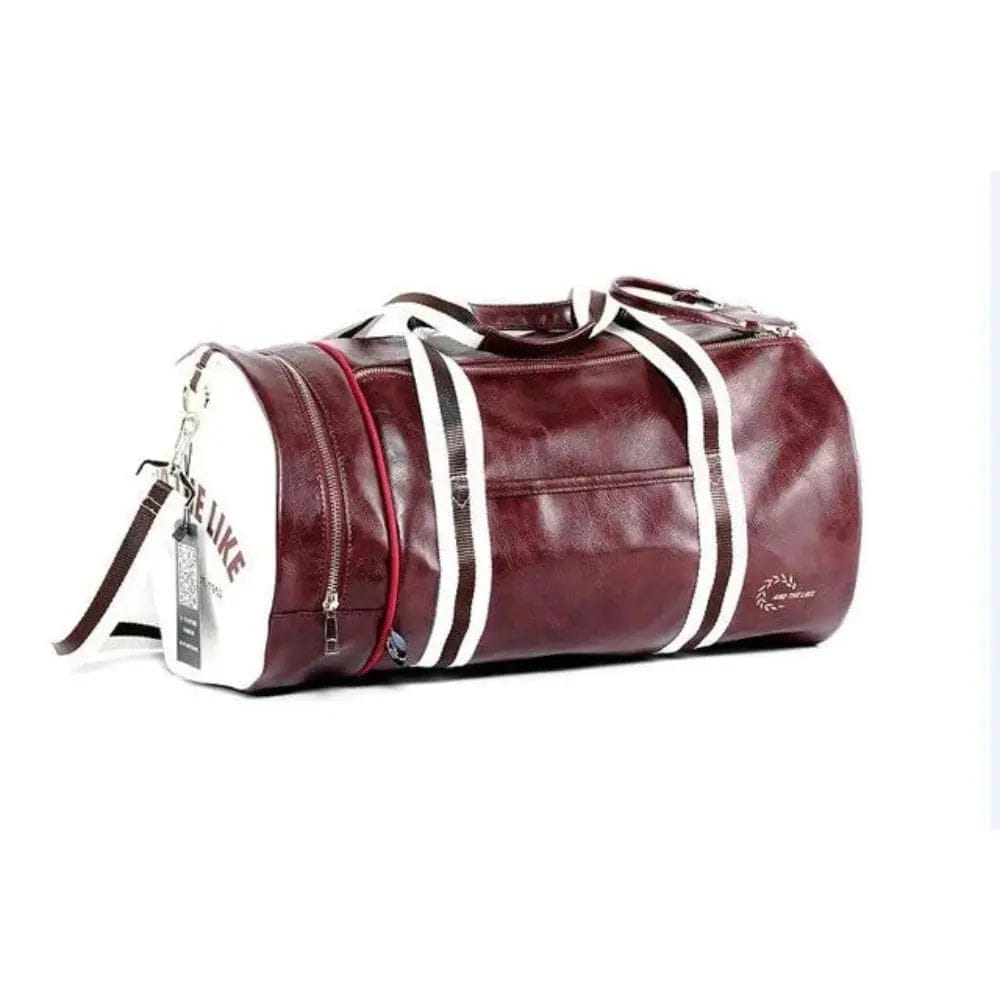 Sac de voyage pour homme en cuir Bordeaux Dailysac