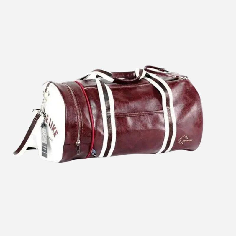 Sac de voyage pour homme en cuir Bordeaux Dailysac