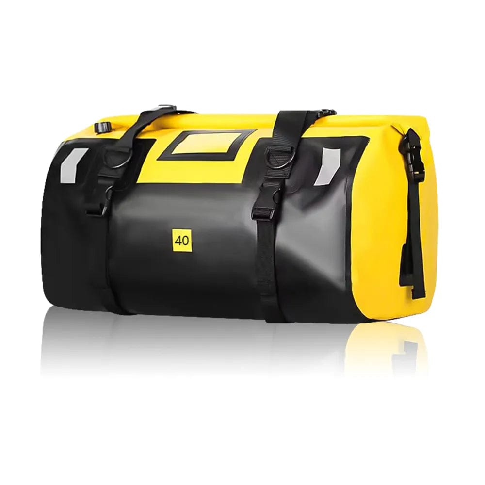 Sac de voyage pour moto 40L Jaune sans logo Dailysac