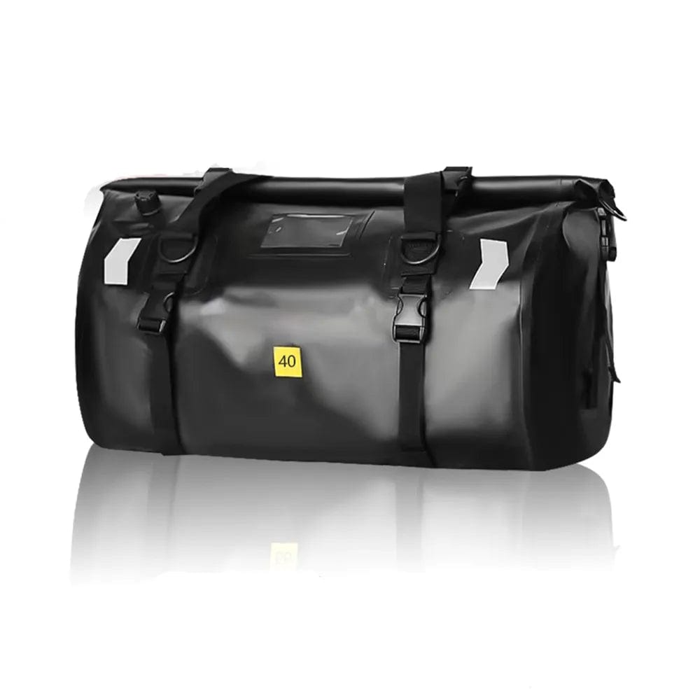 Sac de voyage pour moto 40L Noir sans logo Dailysac