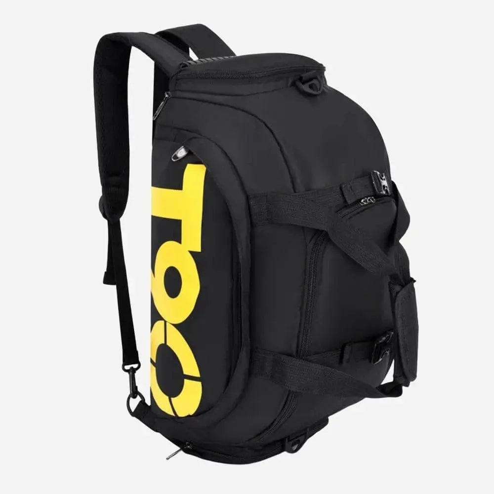 Sac de voyage sport homme Noir Lettre jaune Dailysac