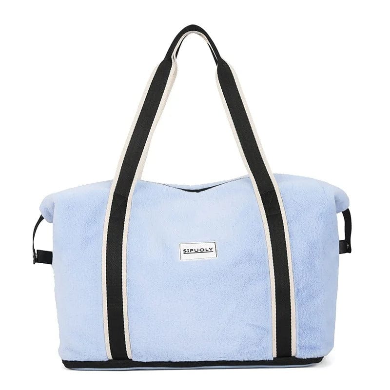 Sac de voyage velours Bleu Dailysac